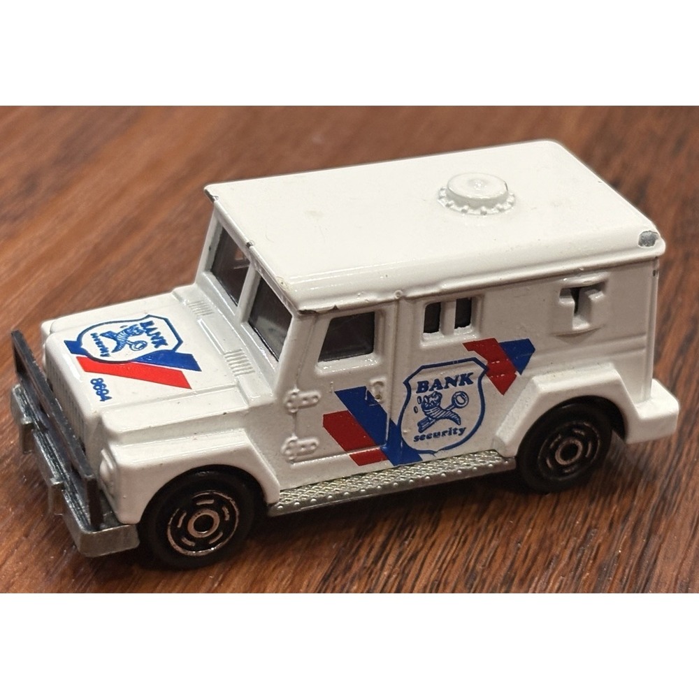 Majorette Bank Security No. 204 White Made In France 1:57